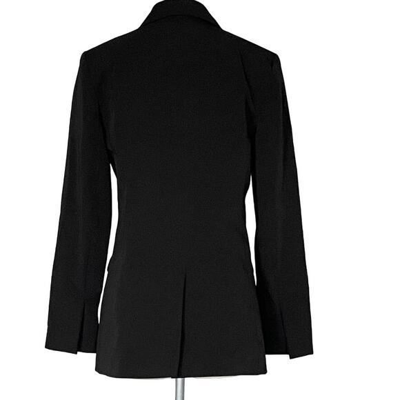 Norma Kamali Classic Single Breasted Jacket ⁦Black Blazer - Picture 5 of 10